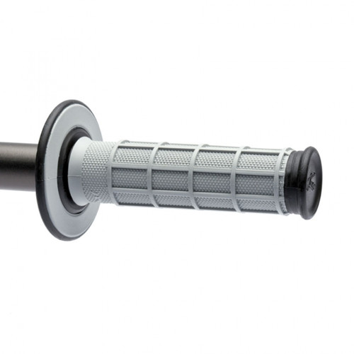 Renthal MX Dual Compound Grips Full Waffle - Grey/ Black - G152 User 1
