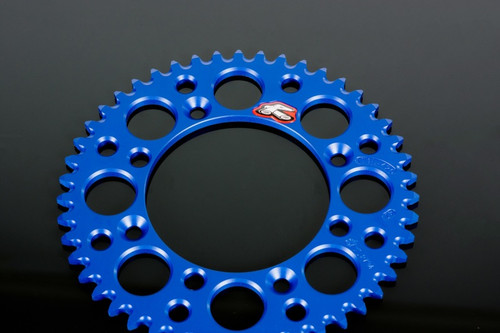 Renthal 02-17 Yamaha YZ85 Rear Grooved Sprocket -Blue 428-52P Teeth - 121U-428-52GPBU User 1
