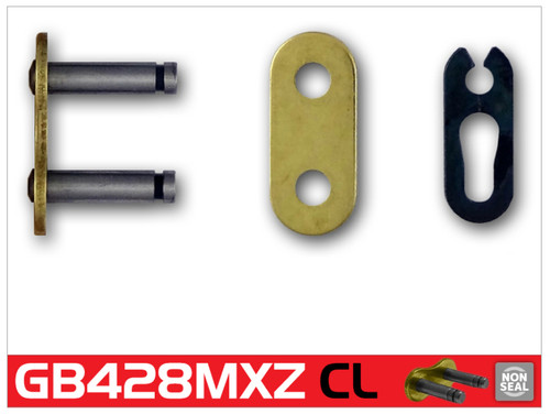 RK Chain GB428MXZ Clip Link - Gold - GB428MXZ-CL User 1