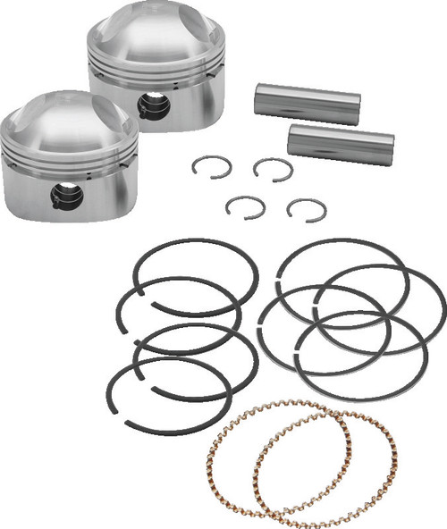 S&S Cycle 36-84 BT 3-7/16in x Up To 4-3/4in Stroke Piston Set - .060in - 106-5779 Photo - Primary