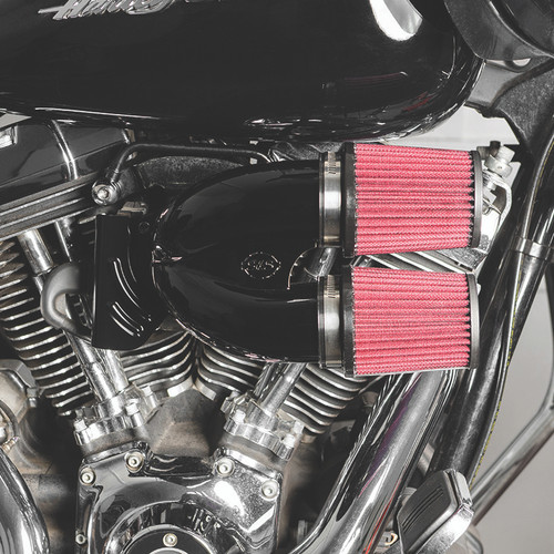 S&S Cycle 08-16 Touring Models/16-17 ST Tuned Induction Kit - Gloss Black - 170-0637A Photo - Primary