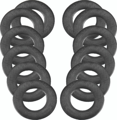 S&S Cycle .255in x .438in x .024in Rubber Coated Steel Flat Washer - 12 Pack - 50-7015-12 Photo - Primary