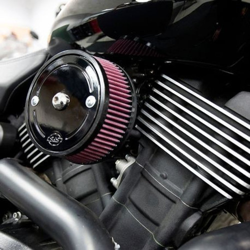 S&S Cycle 2014+ Street Stealth Air Cleaner Kit - 170-0374C Photo - Primary