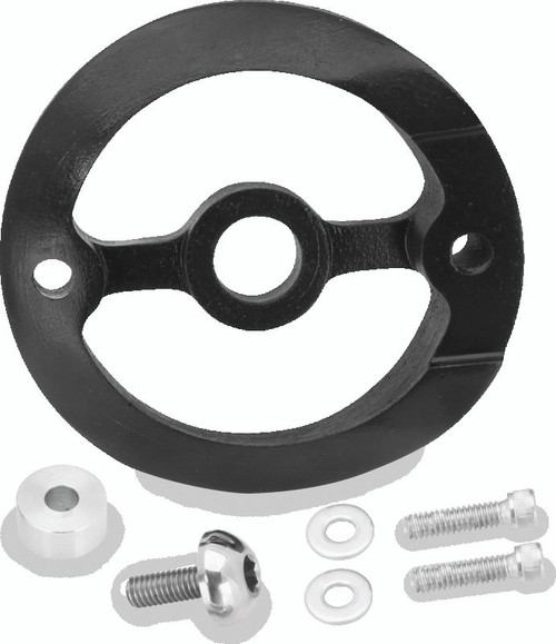 S&S Cycle S&S Stealth Air Cleaner Adapter for Stock Rushmore Cover - 170-0261 Photo - Primary