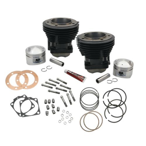S&S Cycle 66-84 BT 93in Standard Compression 3-5/8in Big Bore Cylinder & Piston Kit - Gloss Black - 91-9101 User 1