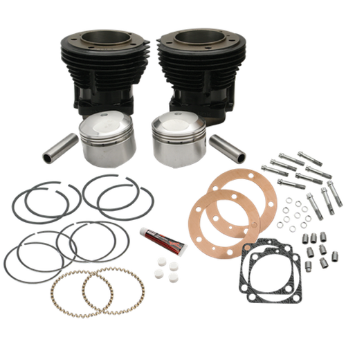 S&S Cycle 66-84 BT 96in 3-5/8in Big Bore Cylinder & Piston Kit For S&S SH96 Engines - Gloss Black - 91-9401 User 1