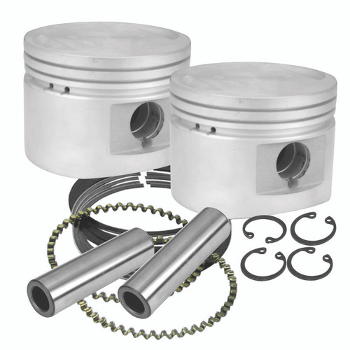 S&S Cycle 84-99 BT w/ Stock Heads .020in 80in Cast Flat-Topped Replacement Piston Kit - 920-0027 Photo - Primary