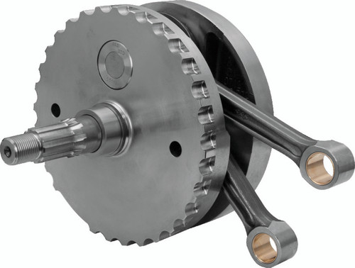 S&S Cycle 99-06 BT 4in Stroke Flywheel Assembly w/ Sprocket Shaft Bearing - 320-0402 Photo - Primary