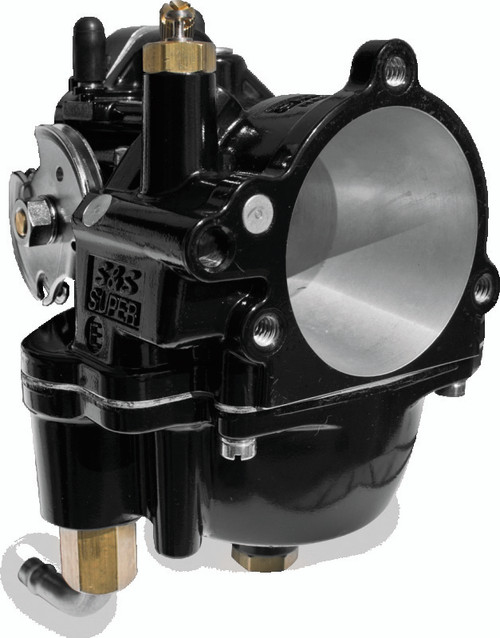 S&S Cycle Big Bore Super E Black Carburetor Assembly - 110-0099 Photo - Primary