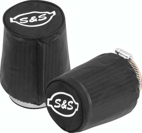 S&S Cycle Air Filter Cover For Tapered S&S Tuned Induction Filters - Black Nylon - 2 Pack - 106-0248 Photo - Primary