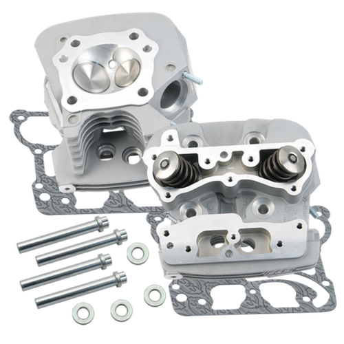 S&S Cycle 2006 Dyna Super Stock 91cc Cylinder Heads - Silver - 900-0344 User 1