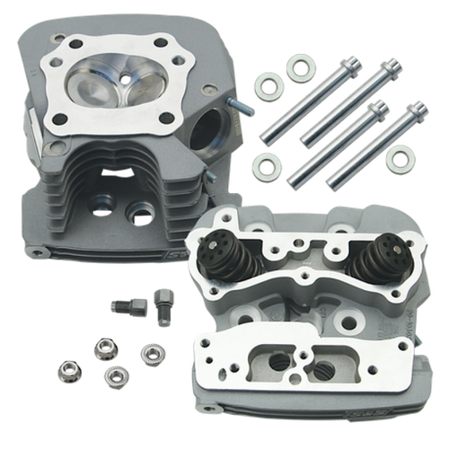 S&S Cycle 1999+ Super Stock 79cc Cylinder Head Kit - Silver - 106-4277 User 1