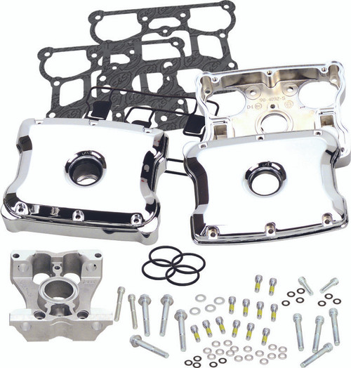 S&S Cycle 1999+ BT 4-1/8in Rocker Box - Chrome - 90-4110 Photo - Primary
