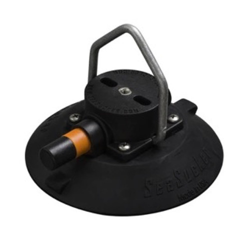 SeaSucker 6in. SeaSucker w/Pointed Stainless Steel D-Ring - Black - VM1016B-6 User 1