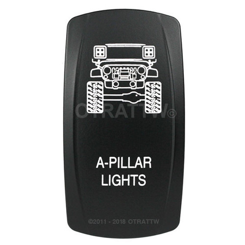 Spod JK A-Pillar Lights Rocker Switch - VVPZCJK-A42 Photo - Primary