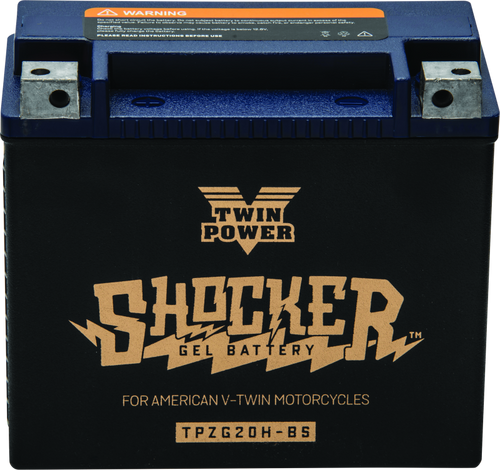Twin Power YTX-20H Shocker Gel Battery Replaces H-D 65991-82B Photo - Primary