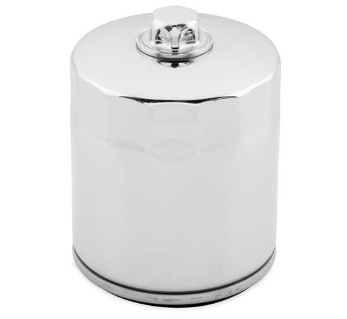Twin Power Evo Chrome Oil Filter With Nut Replaces H-D 63796-77A 63805-80A 63806-83 - 603114