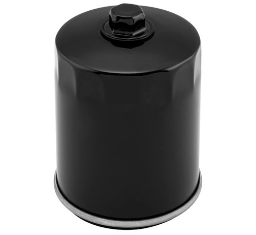 Twin Power 80-99 Big Twin Exc Twin Cam L84-Up XL Black Oil Filter W/Nut Replaces H-D 60305-80A - 603614