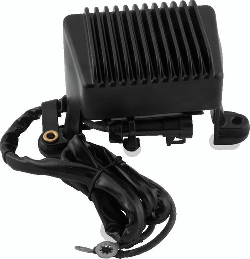 Twin Power 02-03 FLH FLT Voltage Regulator Black Replaces H-D 74505-02 Photo - Primary