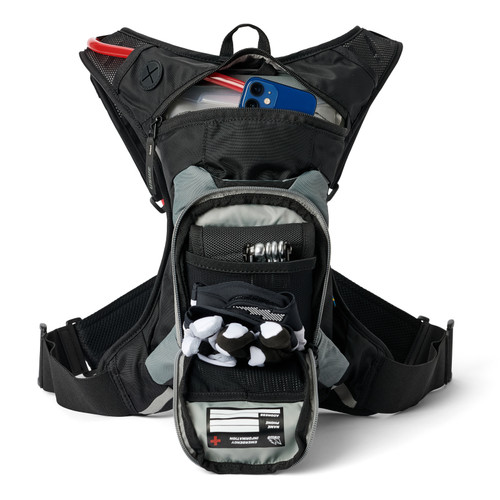 USWE Moto Hydro XTR Dirt Biking Hydration Pack 3L - Black Photo - Primary
