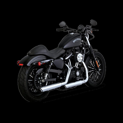 Vance & Hines HD Sportster 14-22 Twin Slash 3In PCX Slip-On Exhaust 16361 User 1