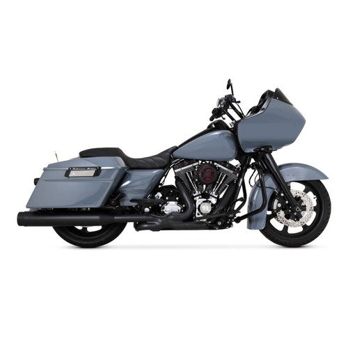 Vance & Hines HD Dresser 09-16 Power Duals Black PCX Header Exhaust User 1