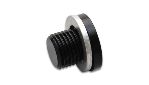 Vibrant M10 x 1.0 Metric Aluminum Port Plug with Crush Washer - 16660 Photo - Primary