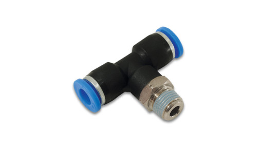 Vibrant Male Tee 1-Touch Fitting for 1/4in OD Tube (1/8in NPT) - 22632 Photo - Primary