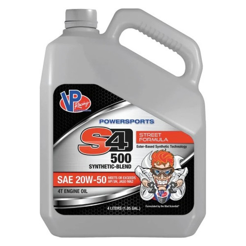 VP Racing Lubricants S4-500 20W50 Semi-Syn 4L User 1