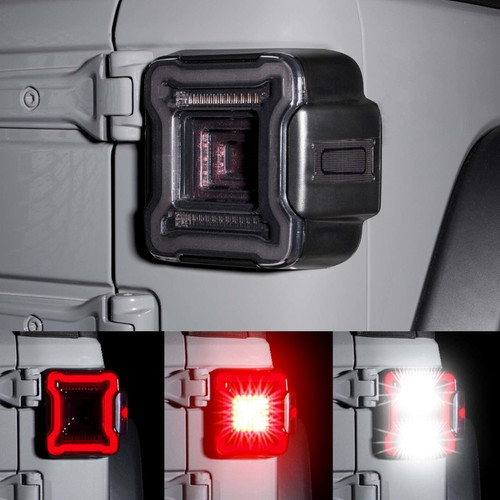XK Glow Jeep JL LED Taillight w/ Smoked Lens User 1