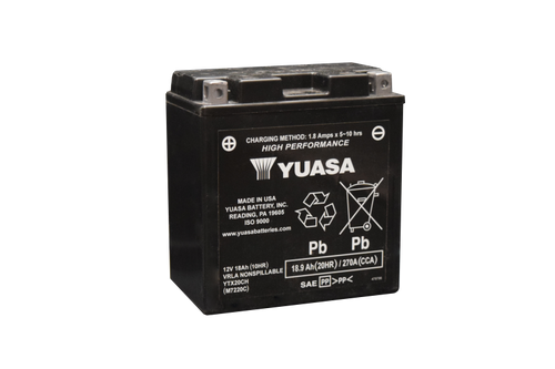 Yuasa YTX20CH Maintenance Free AGM 12 Volt Battery User 1