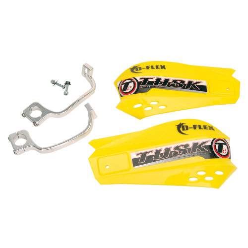 Tusk MX D-Flex MC Handguards Yellow 1198150007