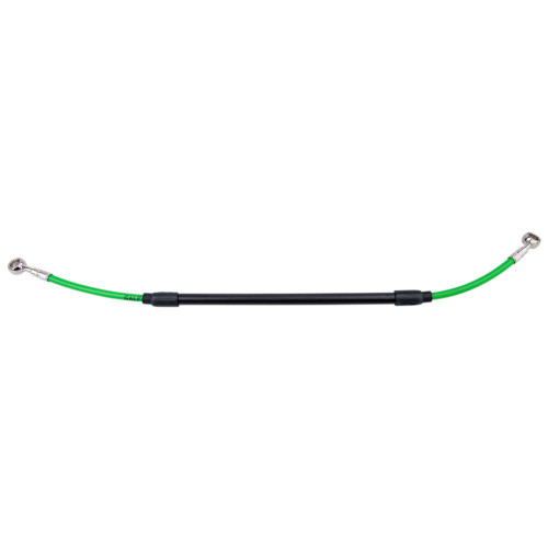 KAWASAKI KX100 98-09 Tusk Rear Motorcycle Steel Braided Brake Line Standard Length Green