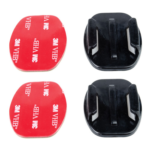 Tusk Helmet Light Replacement Sticky Mount  Curved 2 Pack 2004660001