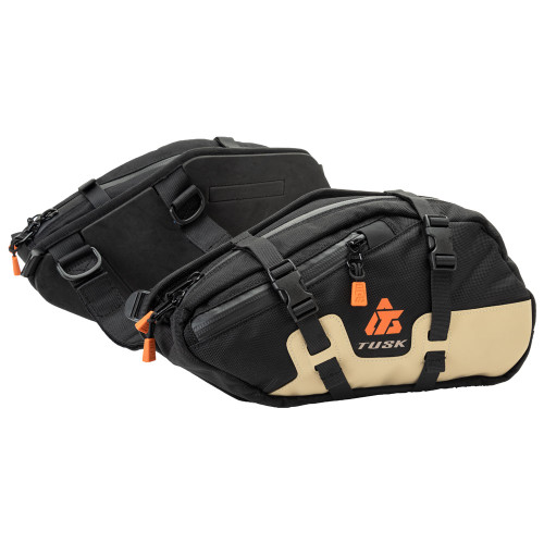 Tusk Traverse Pannier Bags Base System Black/Tan 2005820005