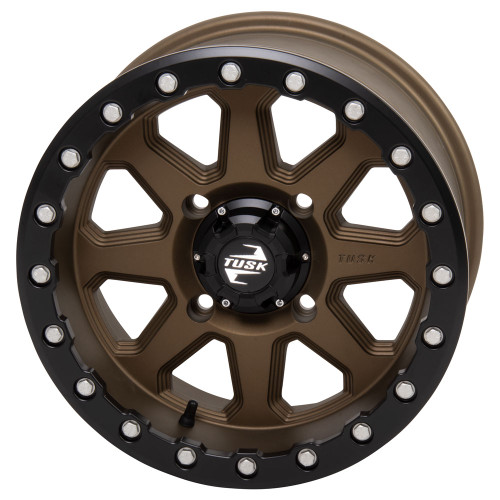 KAWASAKI MULE Pro-DX 1000 16-17 4/156 Tusk Uinta Beadlock Wheel 14x7 4.0 + 3.0 Bronze