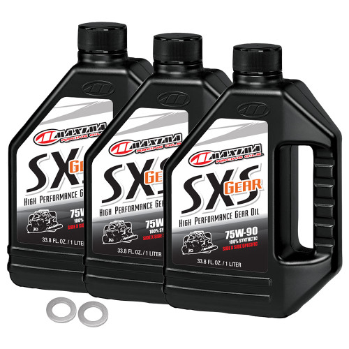 KAWASAKI Ridge 1000 HVAC 24 Tusk Drivetrain Oil Change Kit  with Maxima Oil