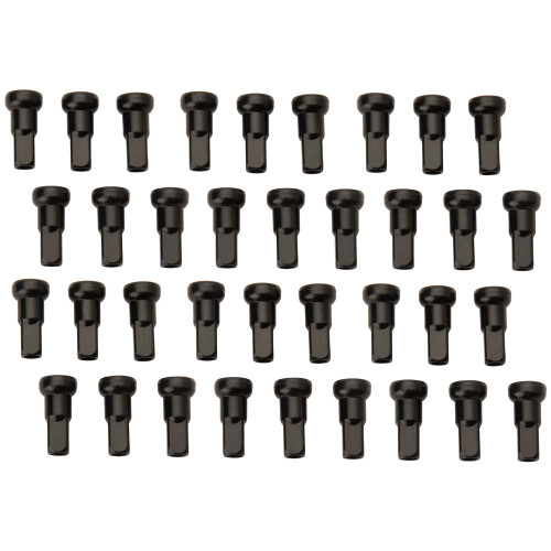 BETA 125 RR 18-24 Tusk Impact Wheel Replacement Spoke Nipple Kit Front Black