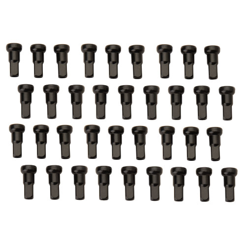 BETA 125 RR 18-24 Tusk Impact Wheel Replacement Spoke Nipple Kit Rear Black