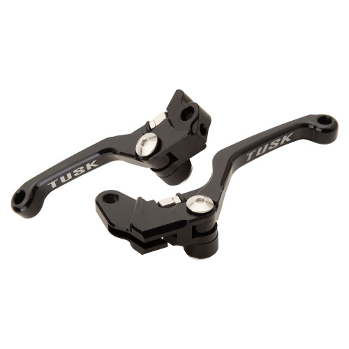 SUZUKI RM125 96-00 Tusk Folding Lever Set  Black