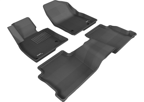 3D MAXpider 2014-2019 Mazda Mazda6 Kagu 1st & 2nd Row Floormats - Black - L1MZ04001509 Photo - Primary