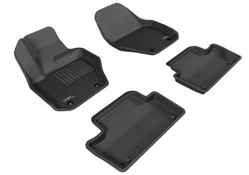 3D MAXpider 2010-2017 Volvo XC60 Kagu 1st & 2nd Row Floormats - Black - L1VV01501509 Photo - Primary