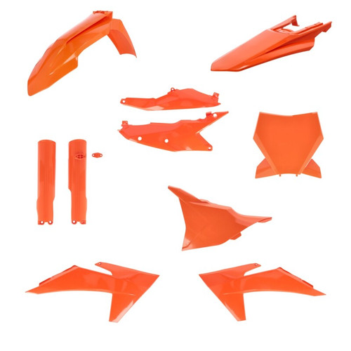 Acerbis 23-24 KTM 125-450 SX/ SX-F/XC/XC-F Plastic Kit - 16 Orange - 2986505226 Photo - Primary