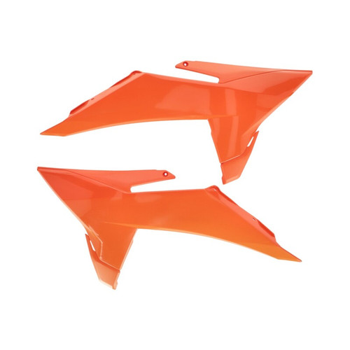 Acerbis 2025 KTM 125-450 SX/ SX-F/XC/XC-F Radiator Shroud - 16 Orange - 2986565226 Photo - Primary