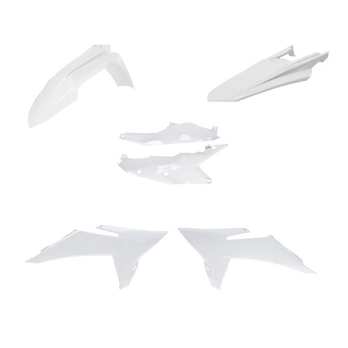Acerbis 2025 KTM 125-450 SX/ SX-F/XC/XC-F Plastic Kit - White - 2986800002 Photo - Primary