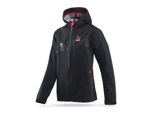 Akrapovic Womens Corpo Rain Jacket Black - 2XL - 802079 User 1