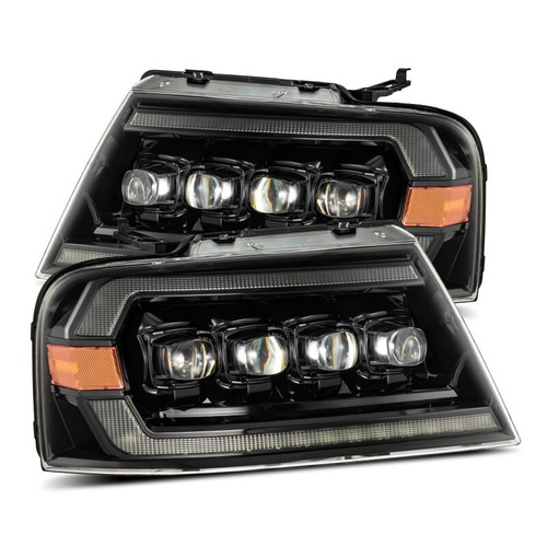 AlphaRex 04-08 Ford F-150 (No 2004 Heritage) NOVA-Series LED Proj HL Chrome w/Actv Light / Seq. Sig - 880130 Photo - Primary