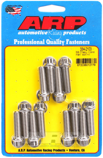 ARP SB Chevy Intake Manifold Bolt Kit - 334-2103 Photo - Primary