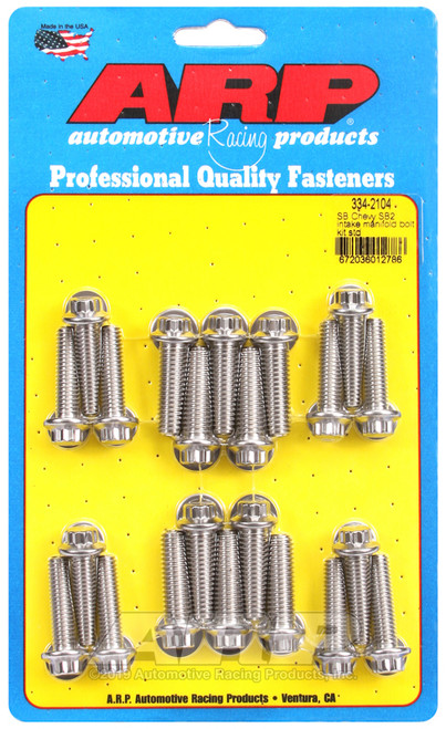 ARP SB Chevy SB2 Intake Manifold Bolt Kit - Standard - 334-2104 Photo - Primary
