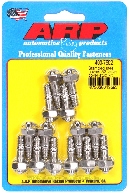 ARP Stamped Steel Covers SS Valve Cover Stud Kit - 400-7602 Photo - Primary